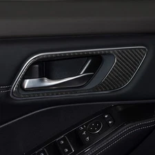 For Nissan Rogue X-Trail 2021-25 Real Carbon Fiber Interior Door Handle Cover B