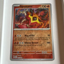 025/142 TURTONATOR REVERSE HOLO STELLAR CROWN POKEMON CARD