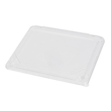 Restaurantware-LIDS ONLY: 8.6 x 7.2 x 0.8 Inch Clear Lids For Bento Boxes, 10...