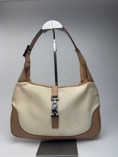 Borsa Gucci Jackie vintage beige marrone