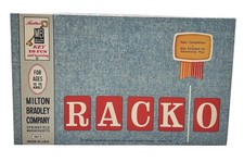 Vintage RACKO Card Game NEW in Box Old Stock 1961 Milton Bradley Made in USA