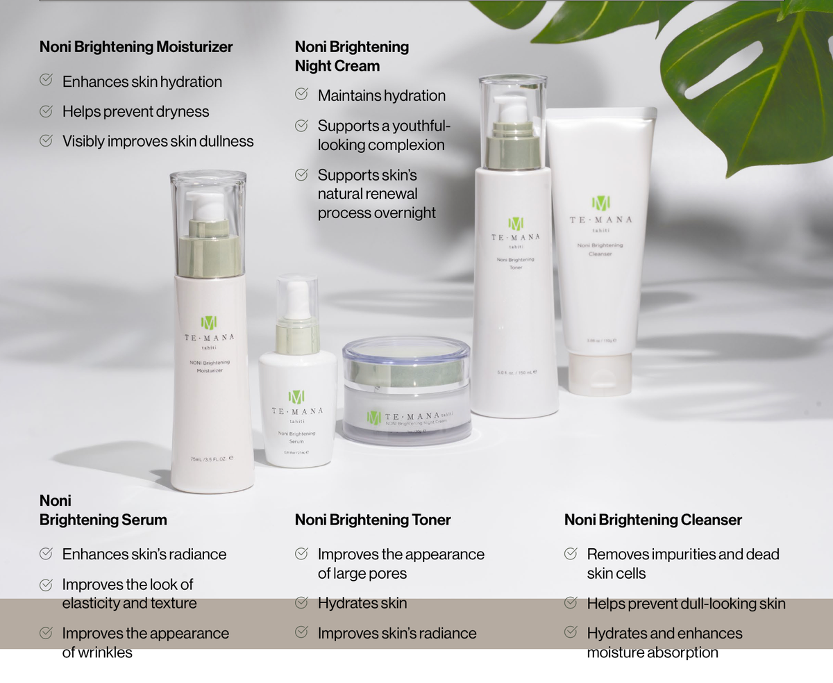 TeMana Noni Brightening Skin Care | eBay Australia