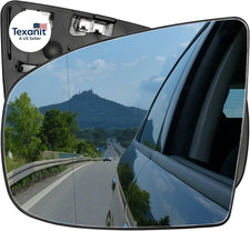 Mirror Glass Replacement Driver Left Side Mirror Heated with Backing Plate Compa