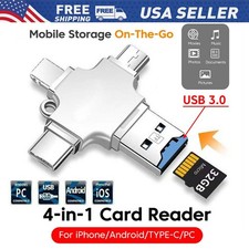 USB 3.0 Flash Drive Type -C OTG Photo Stick For iPhone iPad Android Samsung PC  