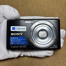 Sony Cyber-shot DSC-W530 CCD Vintage Digital Camera 14.1MP Black Built-in Flash