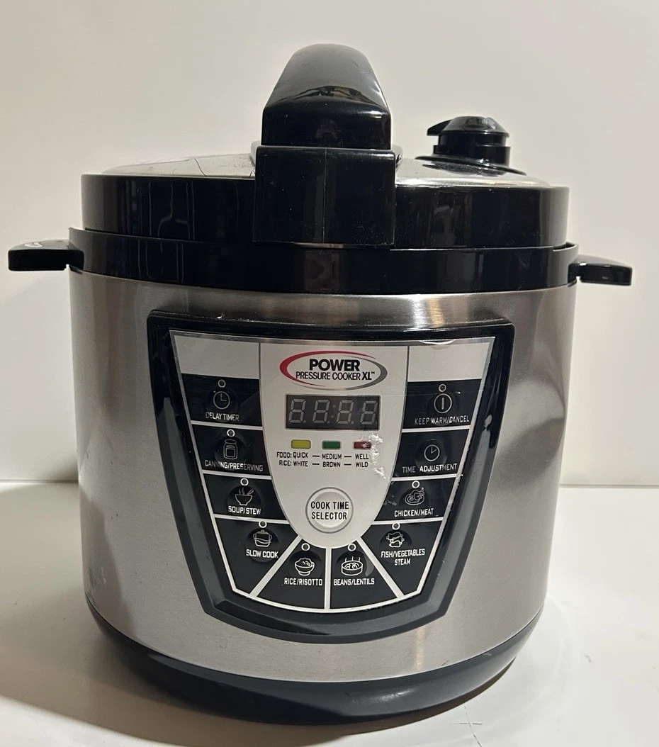 TRISTAR 6 Qt Power Pressure Cooker XL PPC770 Silver