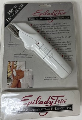 NOS Mepro EPILADY TRIO 3 Speed Corded Epilator Hair Removal Device