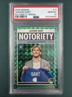 2025 Panini Mosaic Jaxson Dart RC Notoriety Green Mosaic #11 PSA 10