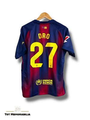 超レア　FC Barcelona シャツ Dro Fernandez Signed Fc Barcelona Shirt Jersey WITH video PROOF