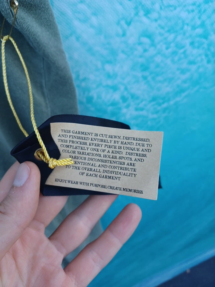 Tanque de corte vintage Y2K The Clash Band envejecido verde militar desteñido punk #0714 Foto 3 de 4