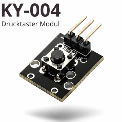 KY-004 Taster Button Schalter Drucktaster Modul für Arduino Raspberry Pi ESP32