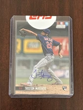 2021 Topps Stadium Club Auto Triston McKenzie #SCBA-TM Rookie Auto RC