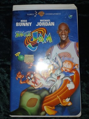 Space Jam Michael Jordan Basketball Movie 1996 VHS, Looney Tunes