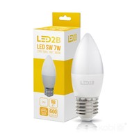 Kobi Light LED SW Kerzenlampe E27 7W 3000K Warmweiß 600Lm