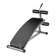 Home Gym Ab Crusher Bench 600lb Capacity 6-Height Adjustment