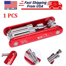 6 in 1 Folding Nut Driver SAE Set Hex Nut Driver Kit Cr-V Steel Shank Premium