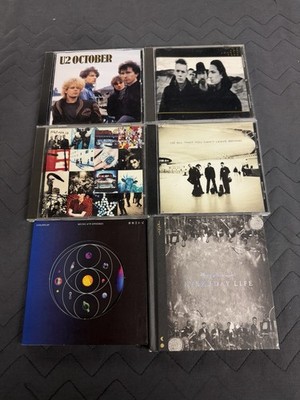 U2 & Coldplay CD Lot 6 Albums Joshua Tree Achtung Baby October Everyday Life