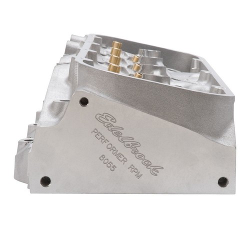 Edelbrock 60549, One Natural Aluminum Bbc Performer Rpm 454-R Cylinder Head - Ba - Picture 6 of 13