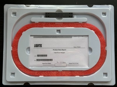 Lightel 5W Cladding Power Stripper 1550nm PM Fiber New w/ Data Report