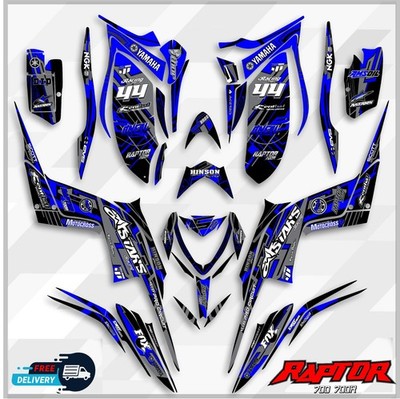 RAPTOR 700r 2014-25 GRAPHICS KIT DECALS STICKERS ATV FREE SHIPPING 12mil G.