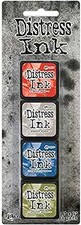 Distress Ink Minis Small Craft Ink Pad Set for Scrapbooking
