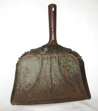 Vintage Steel Dust Pan Rustic Farmhouse Garage Retro Home 12"