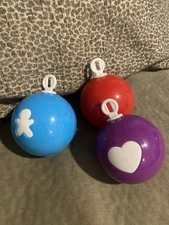 New Step 2 My First Christmas Tree Replacement Ball Ornaments Only - Set Of 3