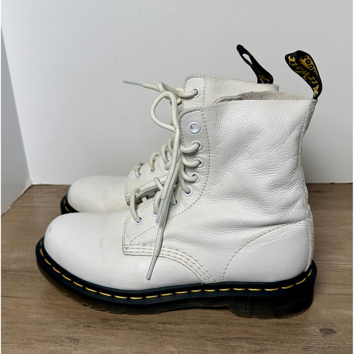 Classic White Lace-Up Dr. Martins Dr. Martens 1460 8 Eye Lace Up Boot White | Mercari main image 3
