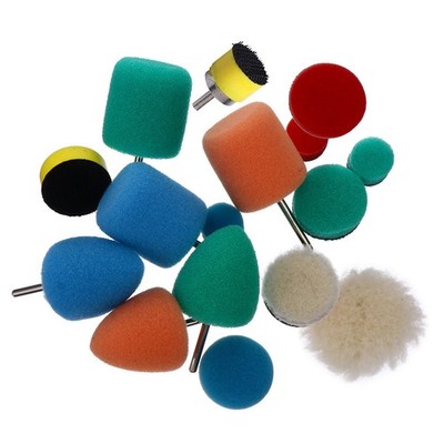 16 Pcs Sponge Pad Waxing Pads for Car Detailing Automotive Buffing