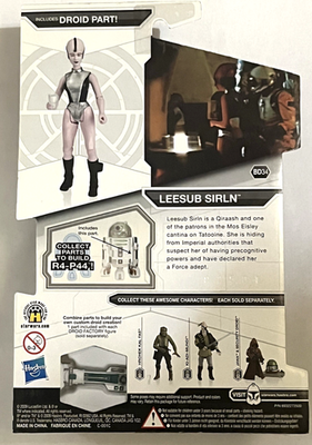 STAR WARS HASBRO LEGACY LEESUB SIRLN BD34 ACTION FIGURE MOC! RARE