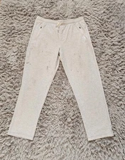 Vuori Pants Mens XL Gray Performance Joggers Zip Pocket Drawstring Thrashed