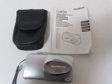 Olympus Camedia C-360 Zoom Digital Camera Silver + Bits Working
