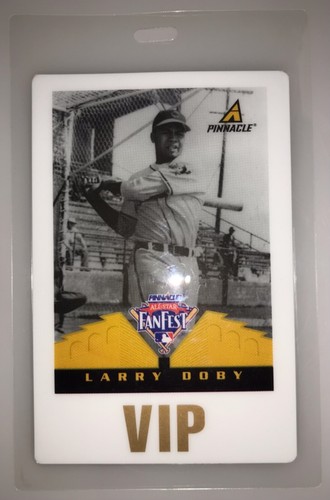 1997 All-Star Game Fanfest VIP Pass Pinnacle MLB Larry Doby Cleveland Indians - Picture 3 of 3