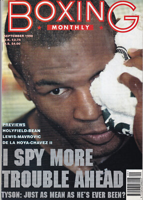 BOXING MONTHLY September 1998 - Holyfield, Lewis, De La Hoya, Mavrovic, Hamed