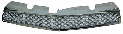 Replacement Chevrolet Equinox Upper Grille 2010-2011 Chrome Bentley Style