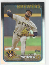 Joel Payamps 2024 Topps Update Series #US153 Rainbow Foil Milwaukee Brewers