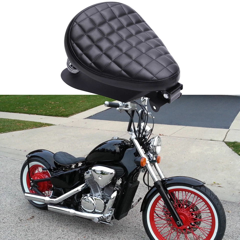 Selim base molas de assento solo Bobber para Suzuki Intruder 1500 1400 800 750 700 - Imagem 2 de 4