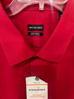 Long Sleeve Shirt Men Van Heusen Men's Big Wrinkle Free Long