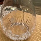 VINTAGE DAVINCI  Blown CRYSTAL  DECANTER WITH STOPPER IN MINT CONDITION 13'' — photo 2