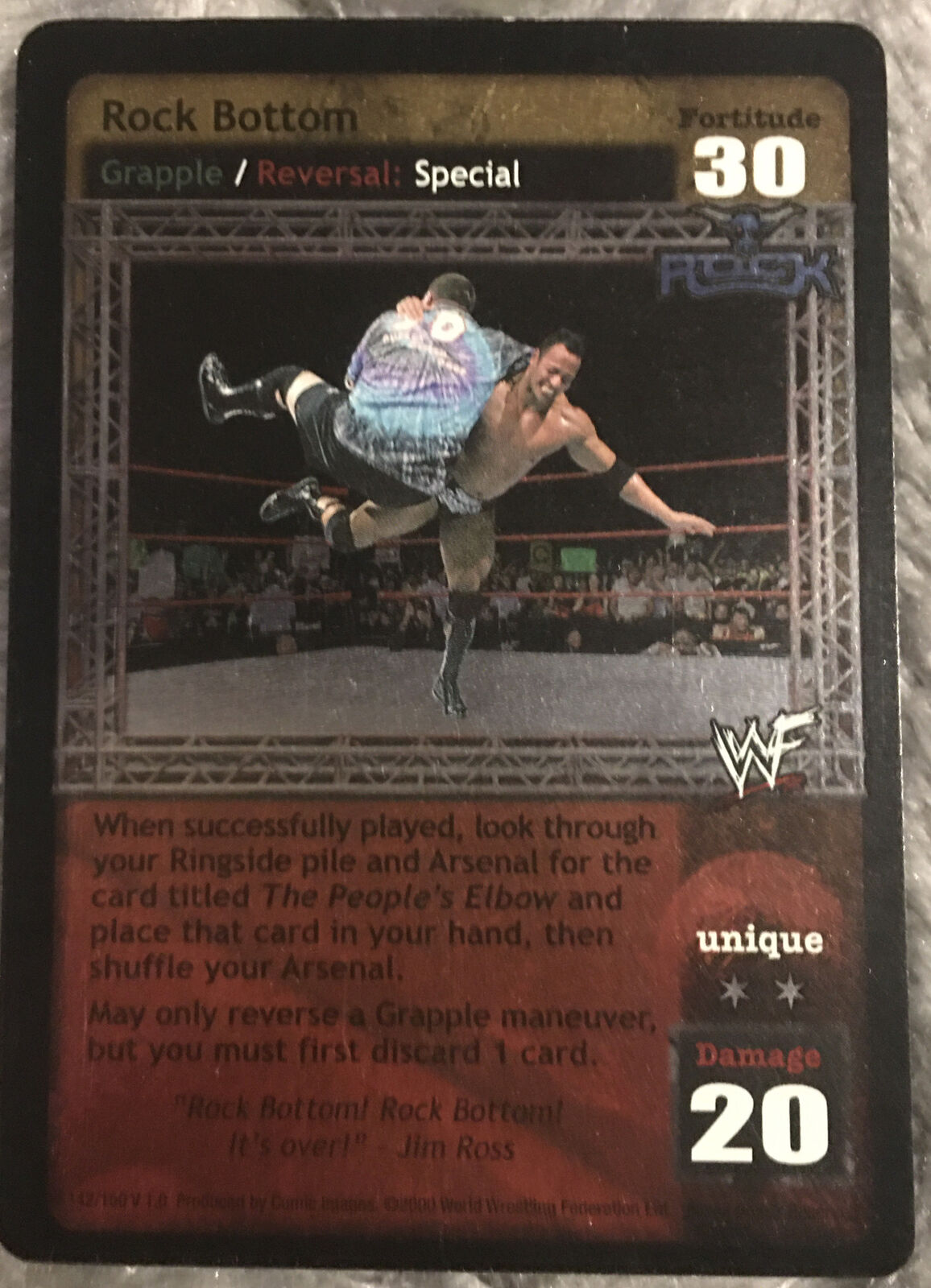 The People's Eyebrow - WWE Raw Deal » Superstar cards » The Rock