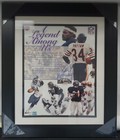 WALTER PAYTON Autographed 16x20 Framed Photo PSA/DNA LOA BEARS HOF SWEETNESS — photo 1