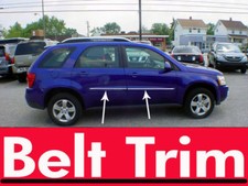 For Pontiac Torrent Chrome Side Belt Trim Door Molding 2006 2007 2008 2009