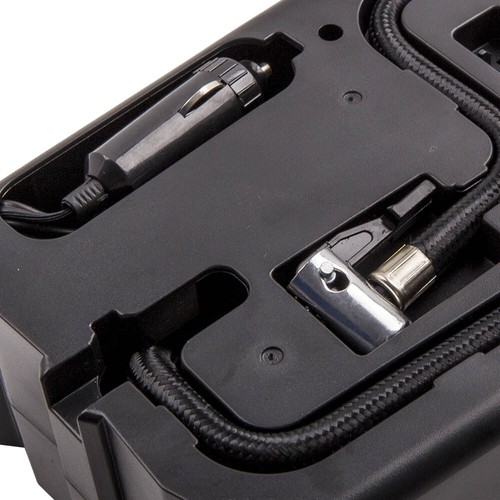 Compresor de aire portátil de alta resistencia inflador de neumáticos de automóvil bomba eléctrica automática 12 V - Imagen 10 de 10