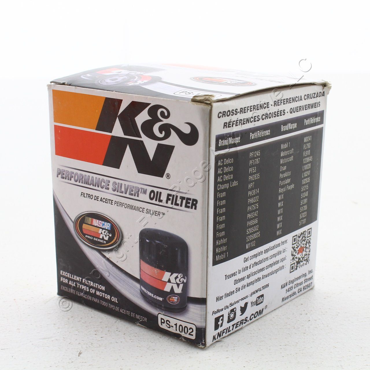 K&N Oil Filter Pro Silver For 12-21 Ford Explorer 15-20 Mustang 06-20 Ranger