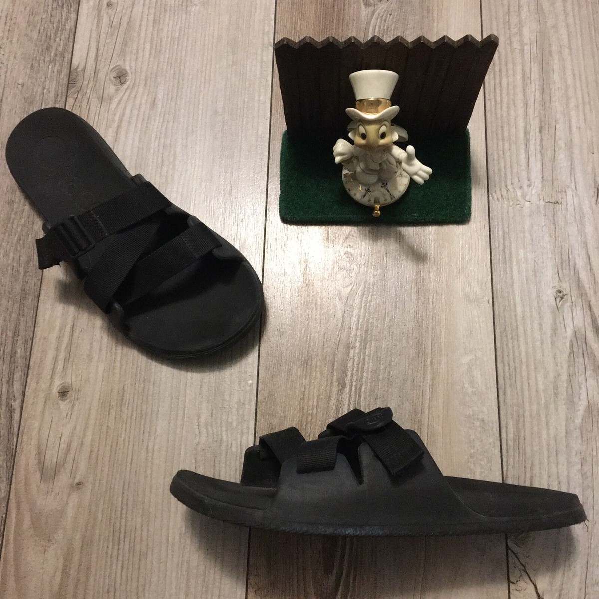 Chaco chacos mens chillos slides sandals black size 12 EUC  display picture 2