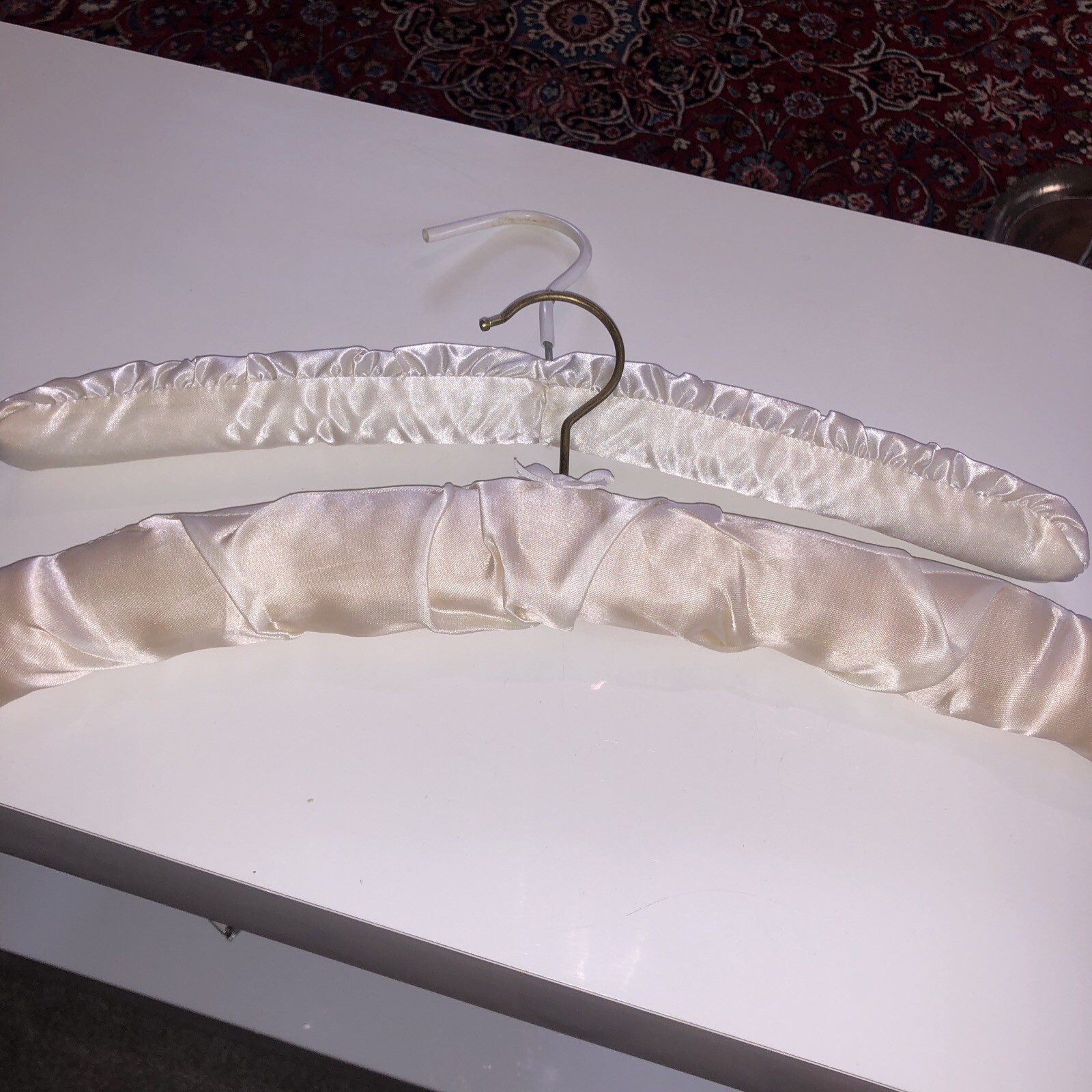 2 Padded Coat Hangers eBay