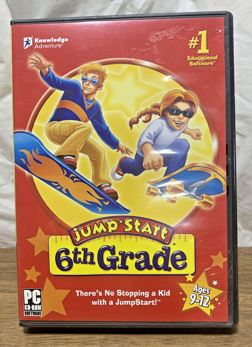 Jump Start Advanced - 5th Grade & 6th Grade ~ 2007 ~ CD ROM