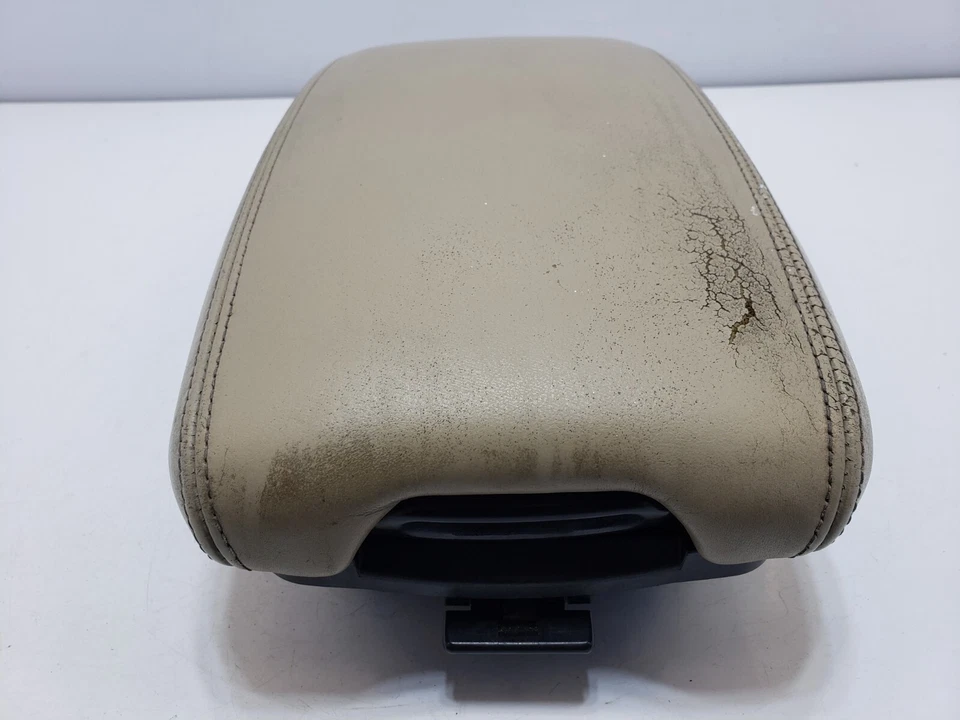 ✅ 01-07 OEM Toyota Land Cruiser J100 Consola Central Apoyabrazos Tapa Cuero NOTA* Foto 4 de 4