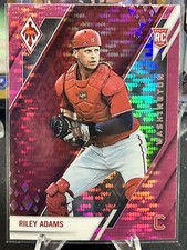 2022 Panini Chronicles Riley Adams Phoenix Pink Pulsar Washington Nationals RC