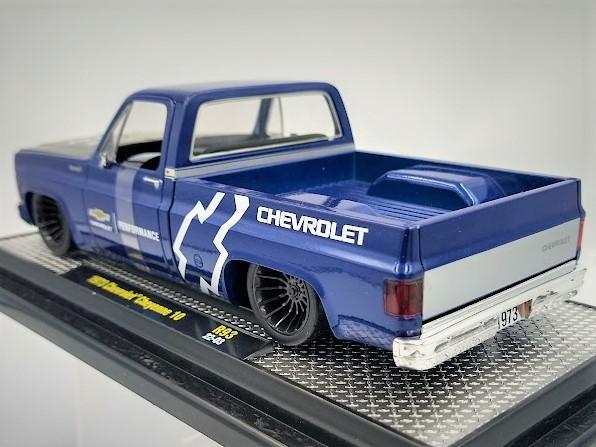 M2マシーン 1/24 1973 シボレー シャイアン C10 BLUE M2 Machines 1:24 1973 Chevrolet Cheyenne 10 (C10) 